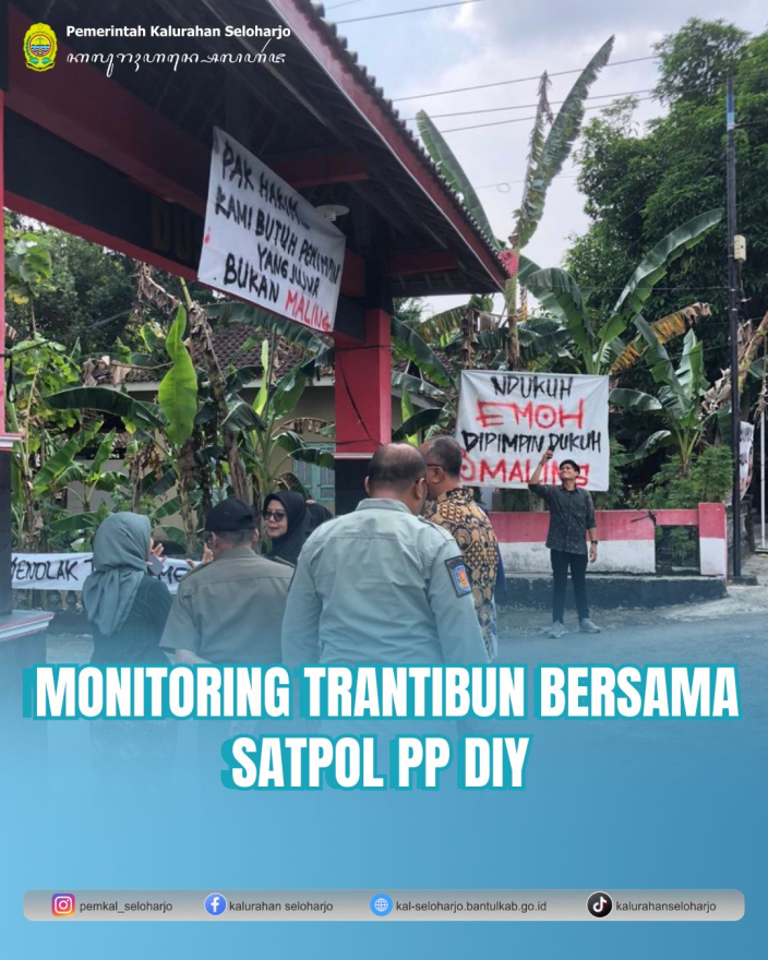 Monitoring Trantibun bersama Satpol PP DIY