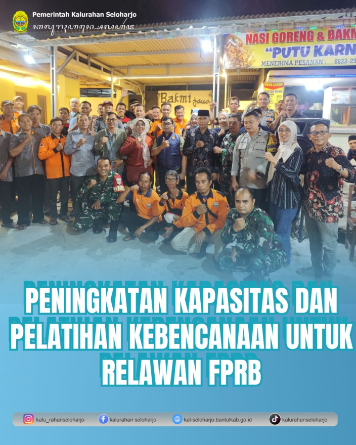 Peningkatan Kapasitas dan Pelatihan Kebencanaan untuk Relawan FPRB