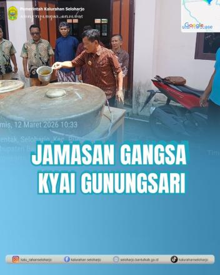 Jamasan Gangsa Kyai Gunungsari