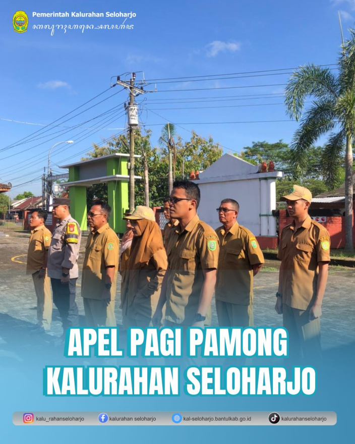 Apel Pagi Pamong Kalurahan Seloharjo