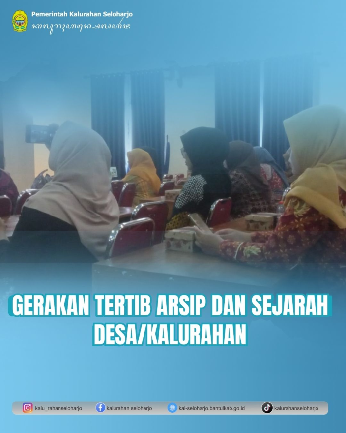 Gerakan Tertib Arsip dan Sejarah Desa/Kalurahan