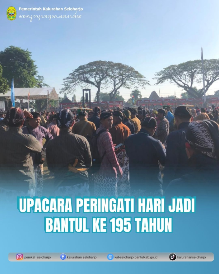 Upacara Peringati Hari Jadi Bantul ke 195 Tahun