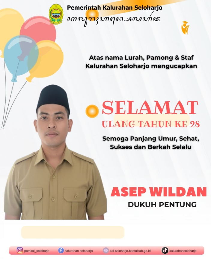 Selamat Ulang Tahun Dukuh Pentung Ke 28 Tahun